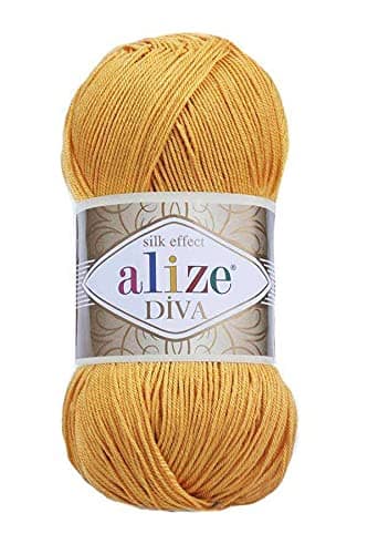 Hand Knitting Yarn 100% Microfiber Acrylic Yarn Alize Diva Silk Effect Thread Crochet Art Lace Craft Lot of 4 skeins 400gr 1532yds (488)
