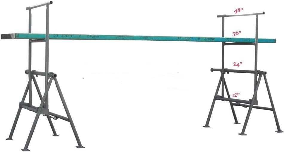 A Set of New 2' A Frame Folding Trestle with A Set of 2' Extensions CBM1290
