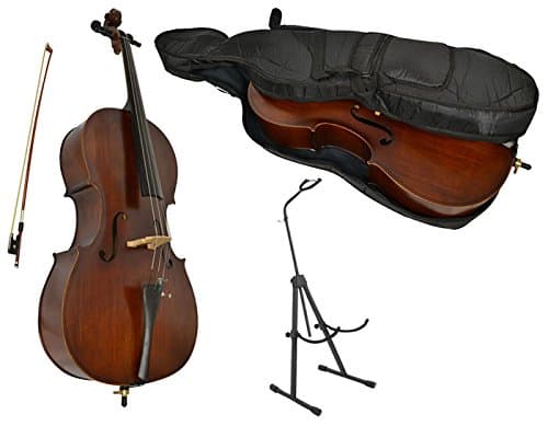 Sotendo Full Size Student Cello with Stand & Soft Case