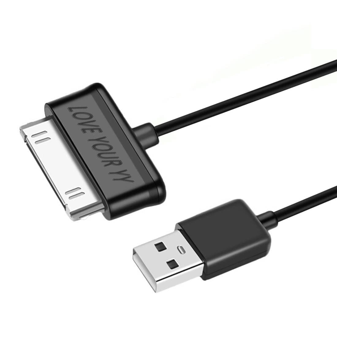 Charging Sync Data Charger Cable Cord-30-Pin Compatible for Old Samsung Galaxy tab 2 10.1 8.9 7.7 7.0 Plus inch N8000/N8013/SGH-I497, GT-P5113, GT-P7510 Tablet (Black)