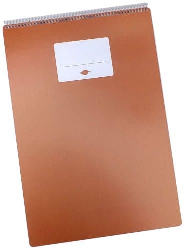 Mitz Stone Paper Journal: multi purpose & media use. 8pt. TerraSkin rock paper, color: Sea Salt Caramel, 9.5x14 inches, 30 Sheets. Eco Alternative Creative Space