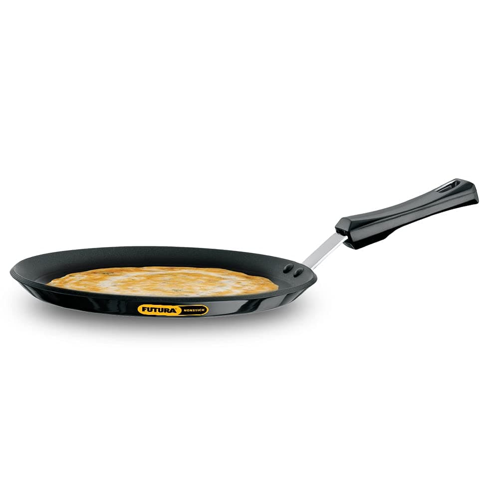Futura Non-Stick Griddle, 10" Plastic Handle, Black