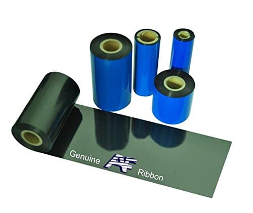 Thermal Transfer Ribbon by Accurate Films for Zebra Printer, Case of 36, 2.36" x 984' (60mm X 300m), 1" Core, Black. Multi Purpose Resin Enhanced Wax Ribbon for Label, Tag & Barcode Printing.