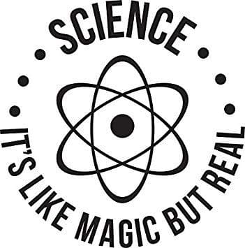 Magnet Science: It's Like Magic, But Real Magnetic Car Sticker Decal Bumper Magnet Vinyl 5"
