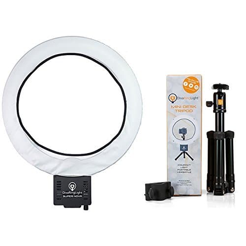 Super Nova 18" Dimmable Photo/Video Light with Mini Desk Tripod