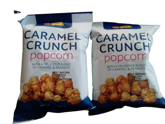 Sunshine Snacks Combo Pack of 12 ( 2 Cheezees 2 Cheeze Balls 2 Potato Chips 2 Zoomers 2 Cheeze Curls 2 Caramel Crunch Popcorn