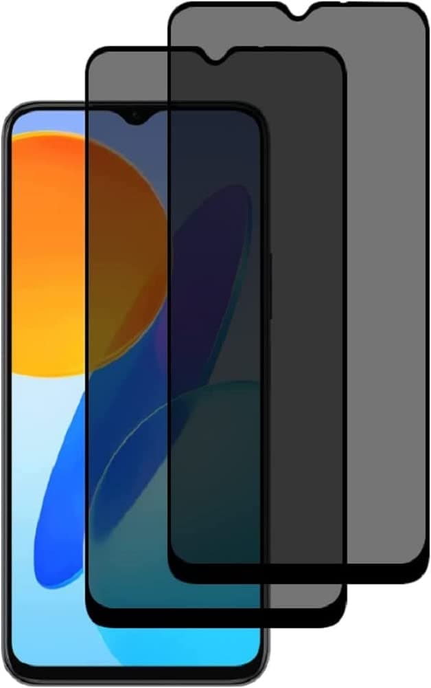 Hkess2 Pack Anti-Spy Screen Protector for Huawei Mate 20 X 5G - Full Screen Privacy Screen Protector, 3D Tempered Glass Film, 9H Hardness Anti-Peeping Full Coverage Protector Anti Scratch