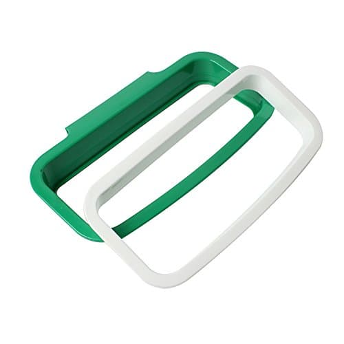 Kitchen Cupboard Cabinet Tailgate Stand Storage Garbage Bag Holder,Hanging Bags Trash Rack