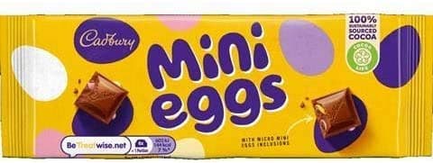 Mini Eggs Bars 110g-Pack of 5