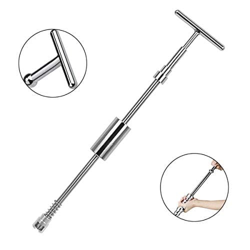 JMgist Paintless Dent Repair Puller PDR Kit Adjustable T-Bar Hammer Tool with for Car Auto Body Door Ding Hail Damage Dent Removal
