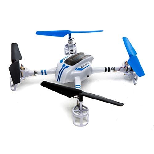 Blade BLH9700 Ozone RTF Quadcopter with Safe Technology, 2.4GHz Transmitter, Battery & Charger, White and Blue