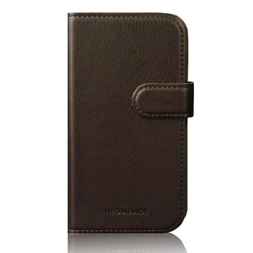 SGS4019 X-Phone High Quality Concise Genuine Leather Folio Case for Samsung Galaxy S4 I9500 Retail Packaging (Brown)