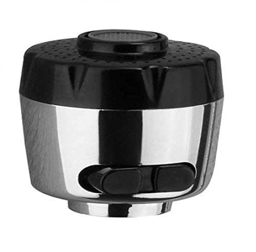 KI Adjustable Nozzle Spout Head Faucet Water Saving Filter Sprayer Anti Splash Tap for Kitchen Bathroom (Silver)