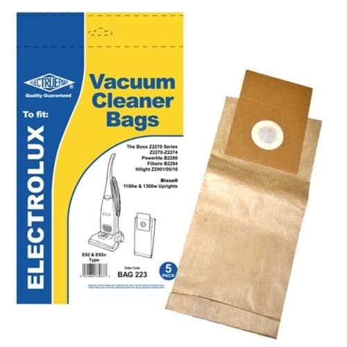 ELECTRUEPART E82 & U82 Vacuum Cleaner Dust Bag (Pack Of 5) For ELECTROLUX Z2250 - Bag223