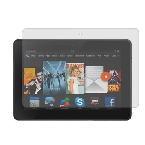 Warrior Wireless (TM) Clear LCD Screen Protector for Amazon Kindle Fire HDX 7 + Bundle = (ITEM + CELLPHONE STAND) - By TheTargetBuys