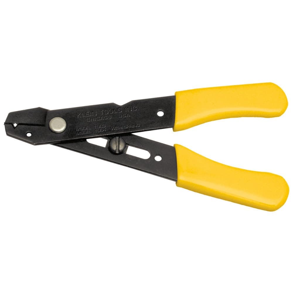 Klein Tools 1003 Wire Stripper and Cutter, Made in USA, Compact Stripper/Cutter for Solid and Stranded Wire