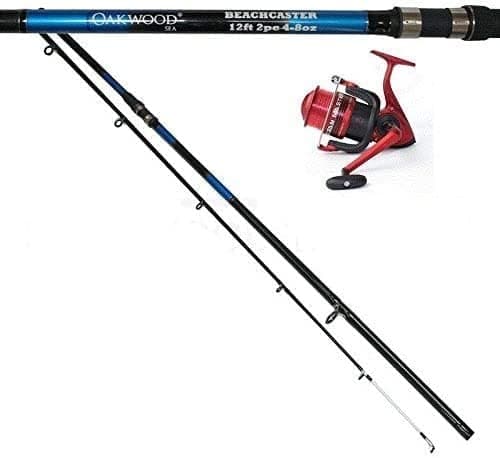 Beachcaster 12ft Rod & Reel + Line Combo