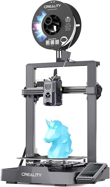 WOL3D Creality Ender 3 V3 KE 3D Printer with 500mm/s MAX Printing Speed X-axis Linear Rail CR Touch Auto Leveling Upgraded Sprite Direct Extruder