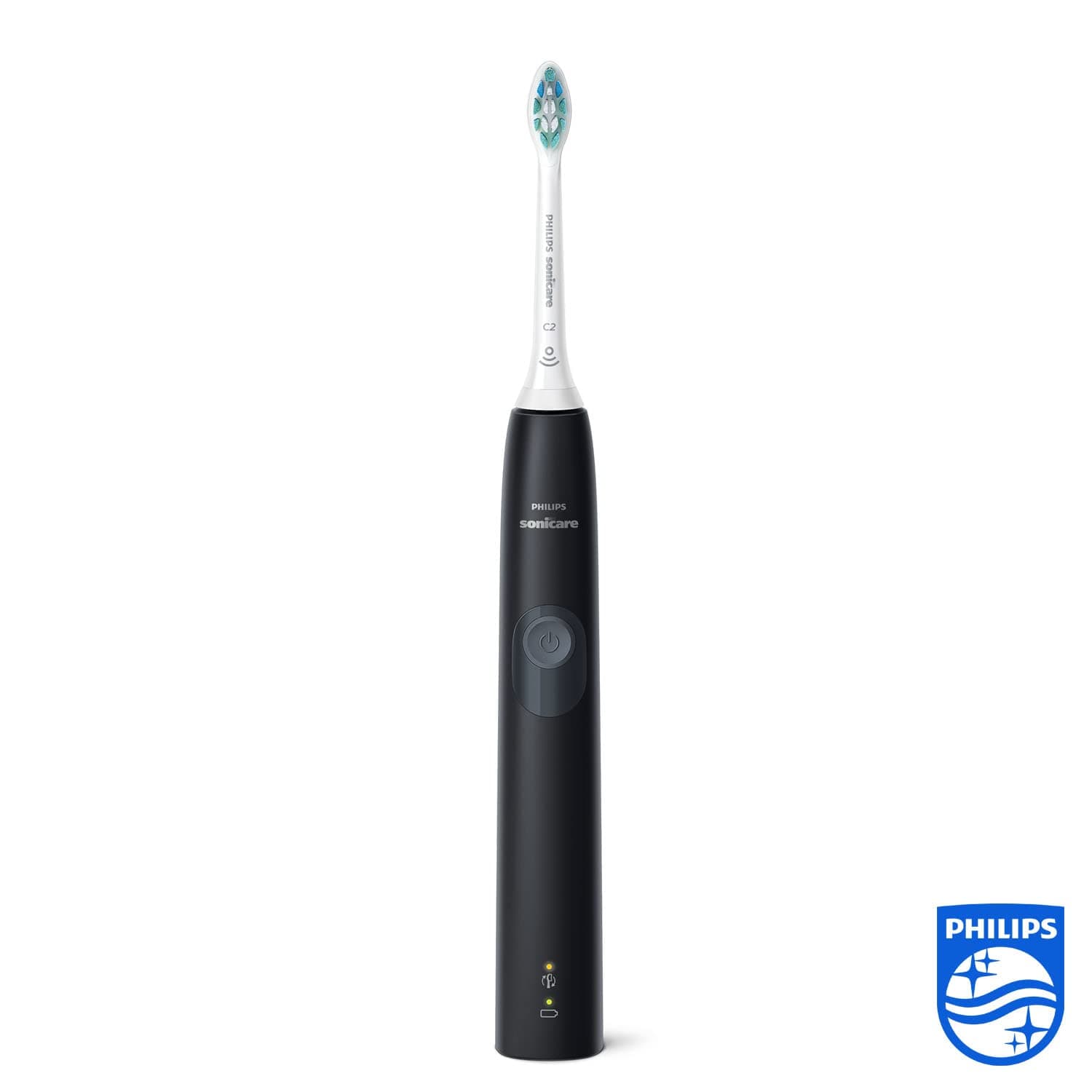 Philips Sonicare ProtectiveClean Model 4300 Electric Toothbrush, Black
