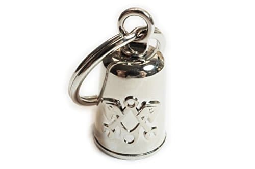 Piston Wrenches Masonic Square Compass Chrome Car Motorcycle Mechanic Ride Biker Bell