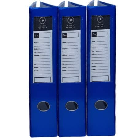 HELLOPERFECT Lever Arch Box Files (Pack of 3)