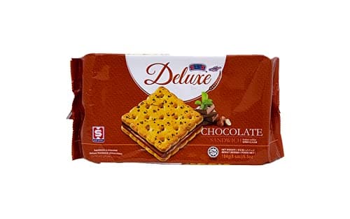 Kerk Deluxe Chocolate Sandwich Biscuits, 184g
