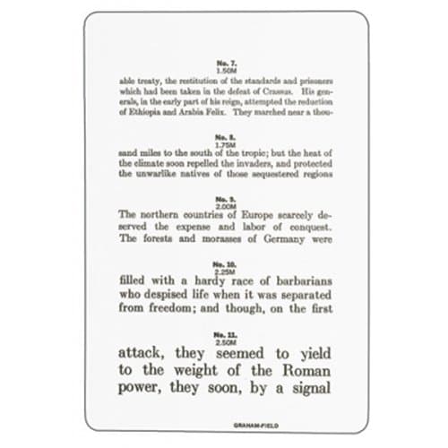 Graham Field Jaeger Eye Chart - 12421242