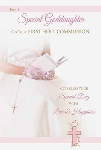 Special Goddaughter First Holy Communion ~ Luxury Card