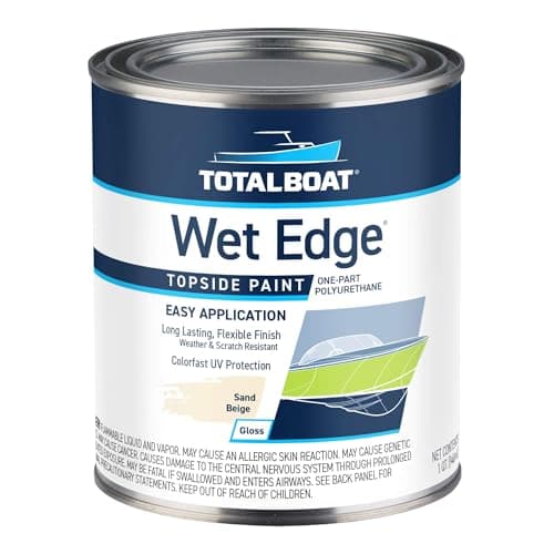 TotalBoat Wet Edge Topside Paint (Sand Beige, Quart)