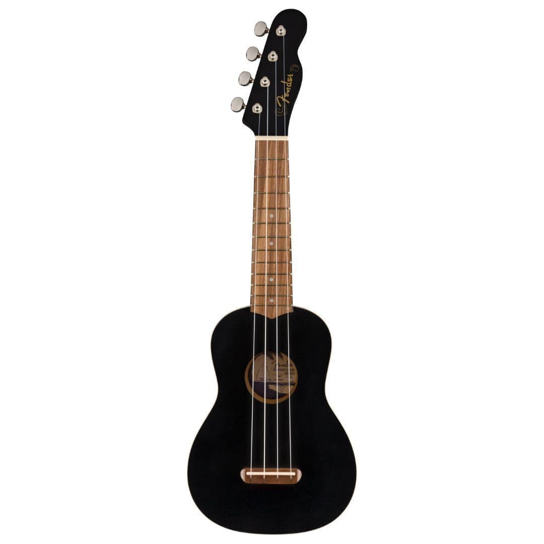 Fender Venice Soprano Ukulele, Black