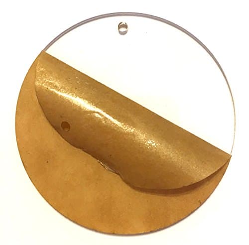 10 Clear Acrylic Discs by The Chunky Hunk - Enough Keychains Blanks to Start Making Serious Money - Make Keychains - Comes with .125 Inch Hole (4 inch)