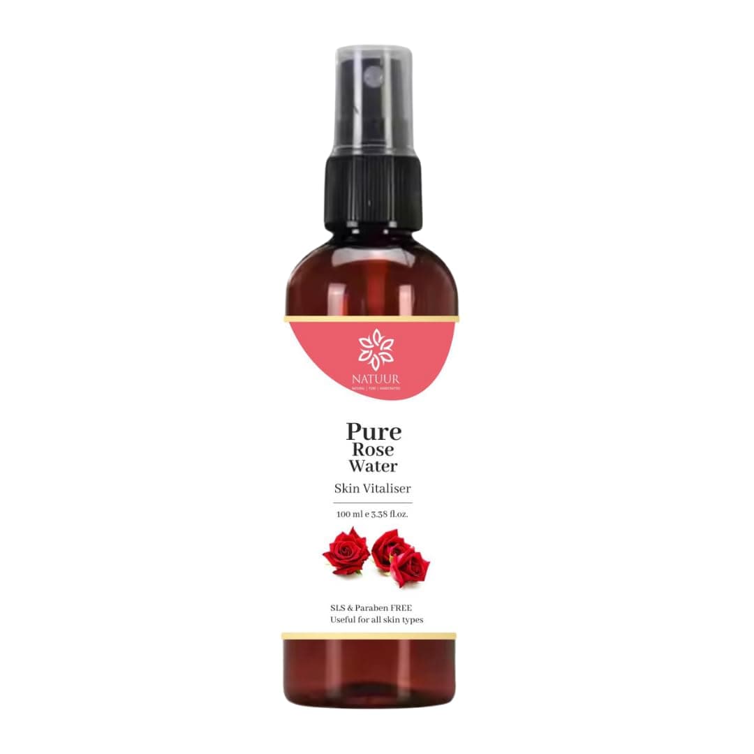 NATUUR Pure Rose Water, 100 ml