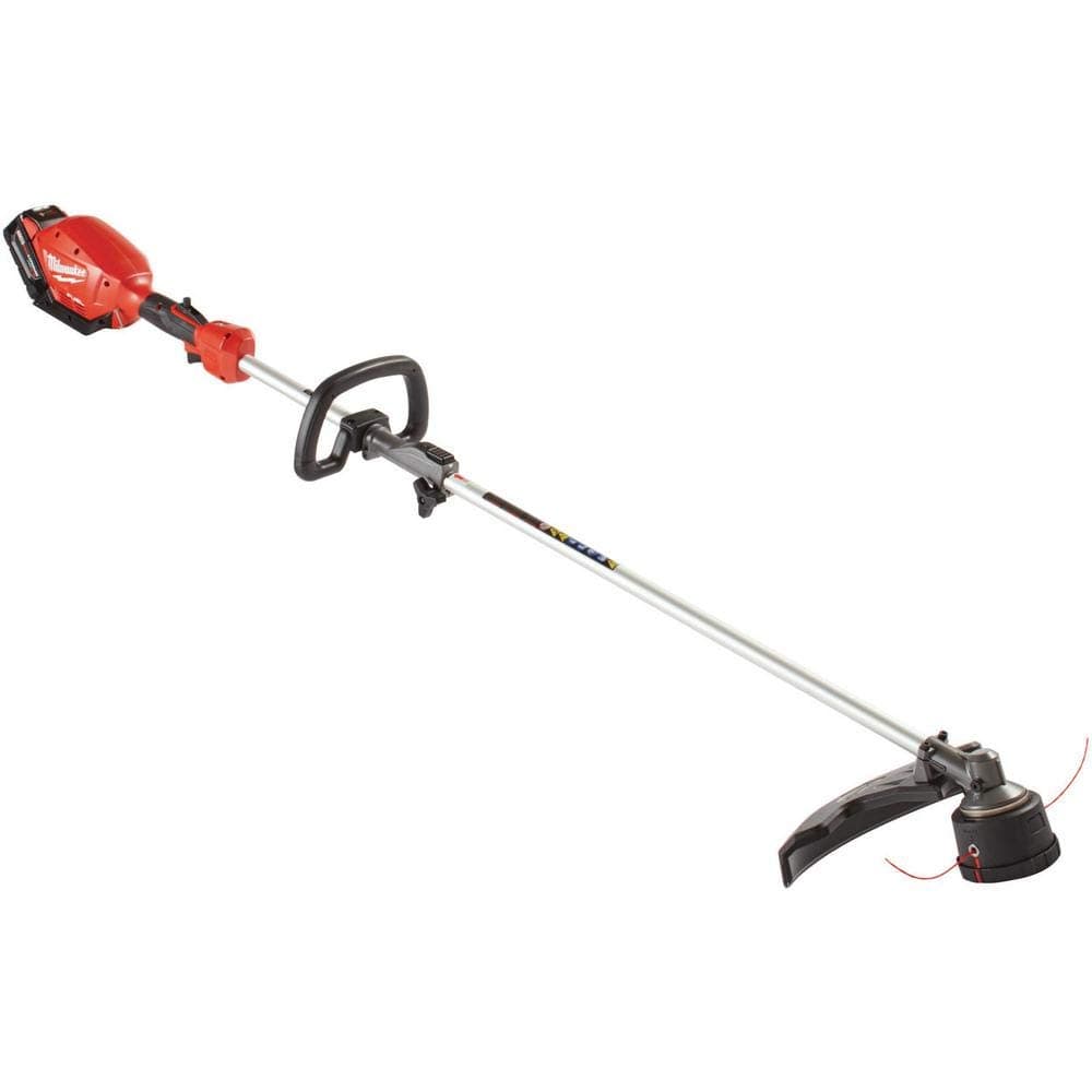 M18 Fuel 18-Volt Lithium-Ion Brushless Cordless String Trimmer with Quik-LOK Attachment Capability and 9.0 Ah Battery