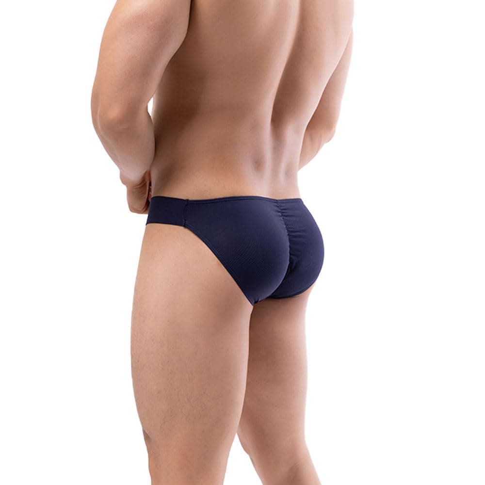 Summer Code Mens Bikini Briefs Soft Breathable Bulge Pouch Underwear Micro Mesh Panties Scrunch Butt Underpants