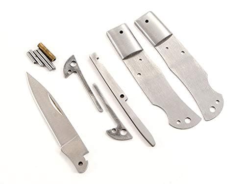 Bobcat Lockback - DIY Folding Knife and Combo Kit Series (Blade and Parts Kit only - No Handle Material)