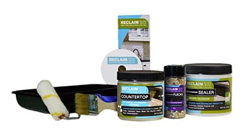 RECLAIM RC44 Countertop Makeover Kit It's As Easy As Roll, Fleck & Seal, Loden