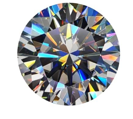 Gemstone King เคฎเฅเคเคเคผเคจเคพเคเค เคธเฅเคเฅเคจ 1.15 Carat Mojo Night Gemstone Original Certified by Lab Beautiful Colour & Round Shape Mozonite Diamond Stone Use for Men & Women Jewellery Making Masonite Pathar