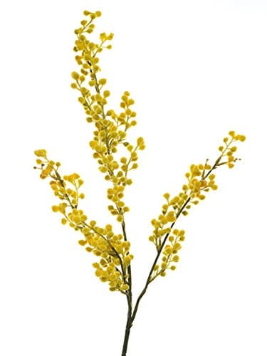 Country Baskets Artificial Mimosa Small Yellow