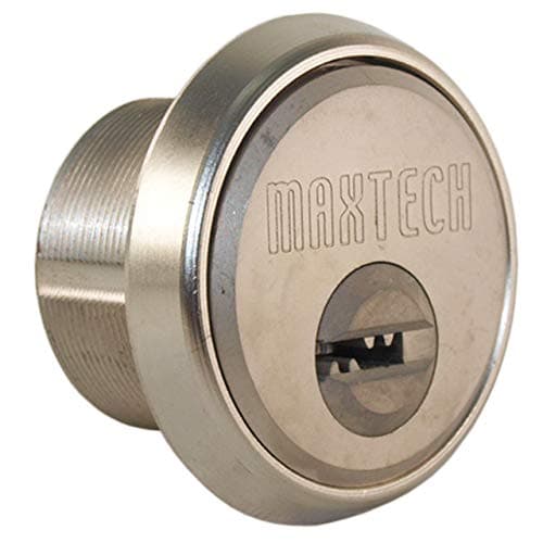 Maxtech Rimo Rim/Mortise 1-1/8" Cylinder Combo (Interchangeable) Satin Nickel US32D Finish 006 Keyway