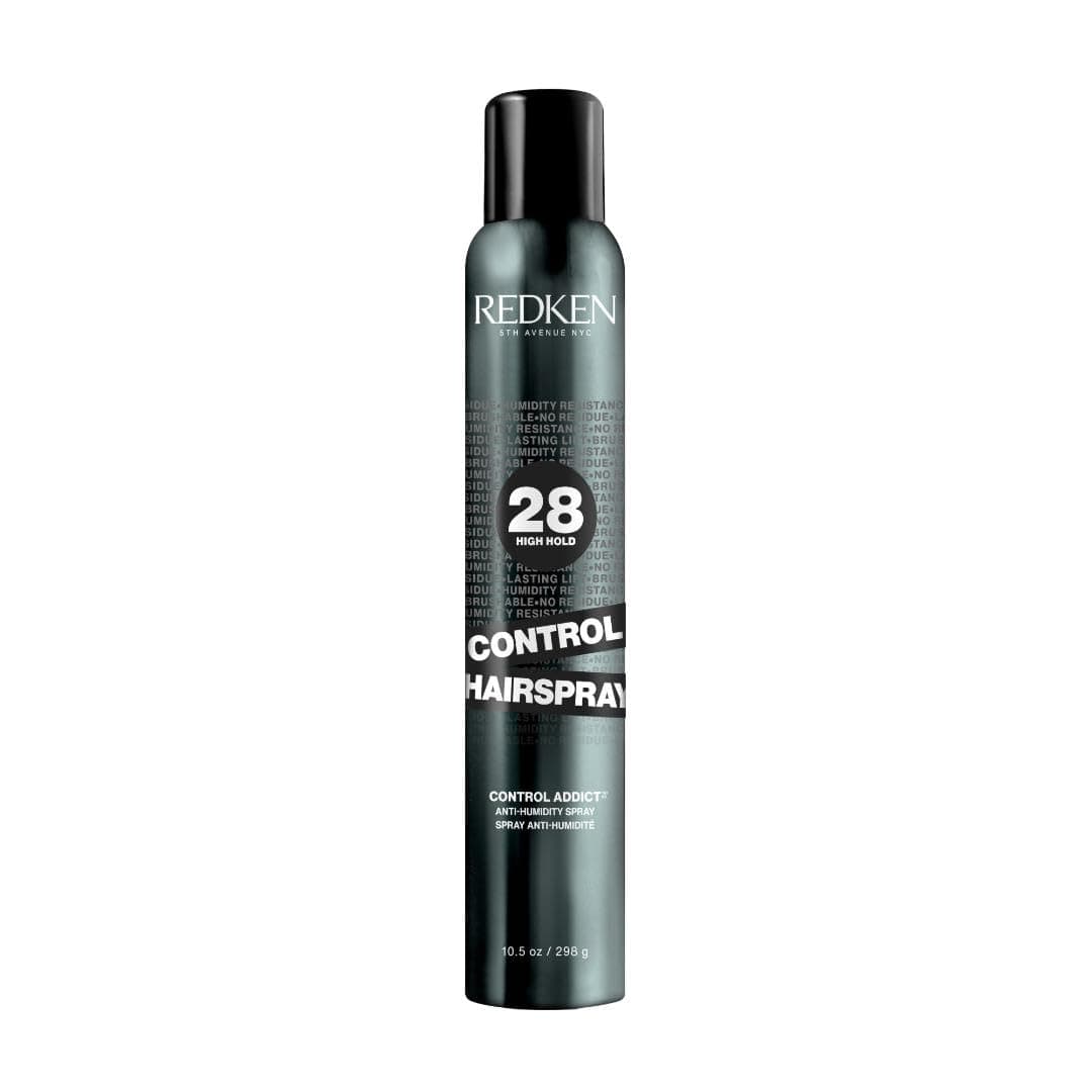 - Control Hair Spray 28 - Long-Lasting Style Memory For 24 Hours, Anti-Frizz & Maximum Hold, Humidity Resistance, For All Hair Types