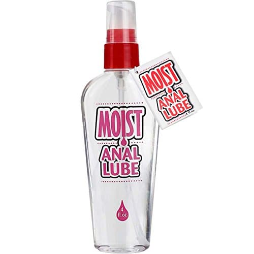 Pipedream Moist Anal Lube Water Based Personal Lubricant : Size 4 Oz. / 118 Ml.