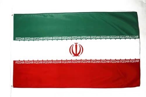 DANF Iran Flag 3ftx5ft Iranian National Flags Polyester with Brass Grommets 3x5 Foot Flag
