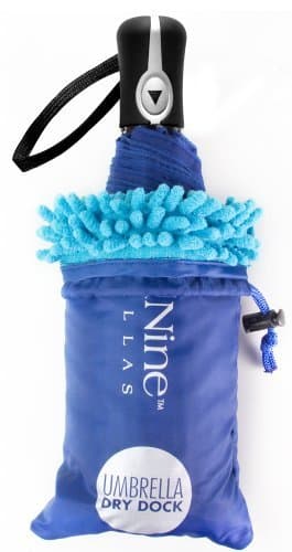 Cloudnine Auto Open Travel Mini Umbrella With Drying Pouch