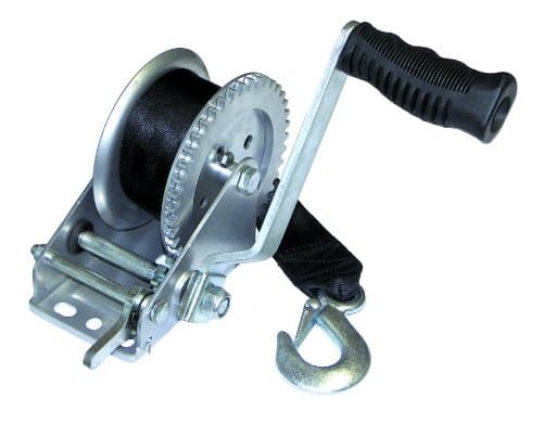 Invincible Marine 1200-Pound Trailer Winch with Straps