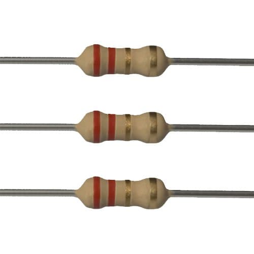 10EP5142R20uk 2.2 Ohm Resistors, 1/4 W, 5% (Pack of 10)