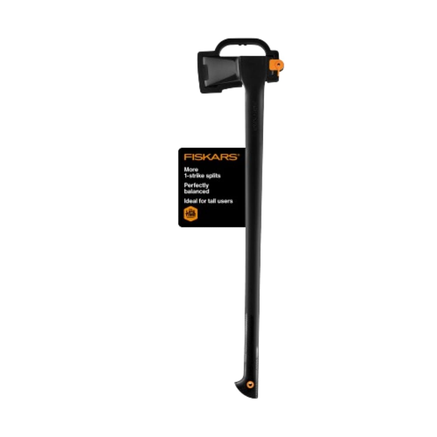 Fiskars 36" Super Splitting Axe, Wood Splitter for Medium to Large Size Logs, with Shock-Absorbing FiberComp Handle, Lawn and Garden Tool, 6 pounds, Black