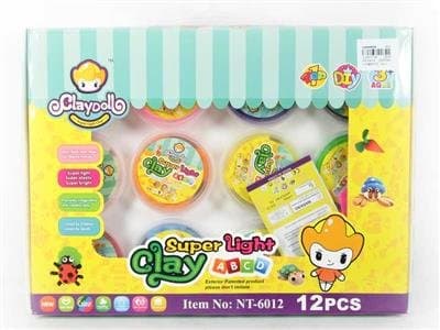 Claydoll 12 Color Super Light Clay