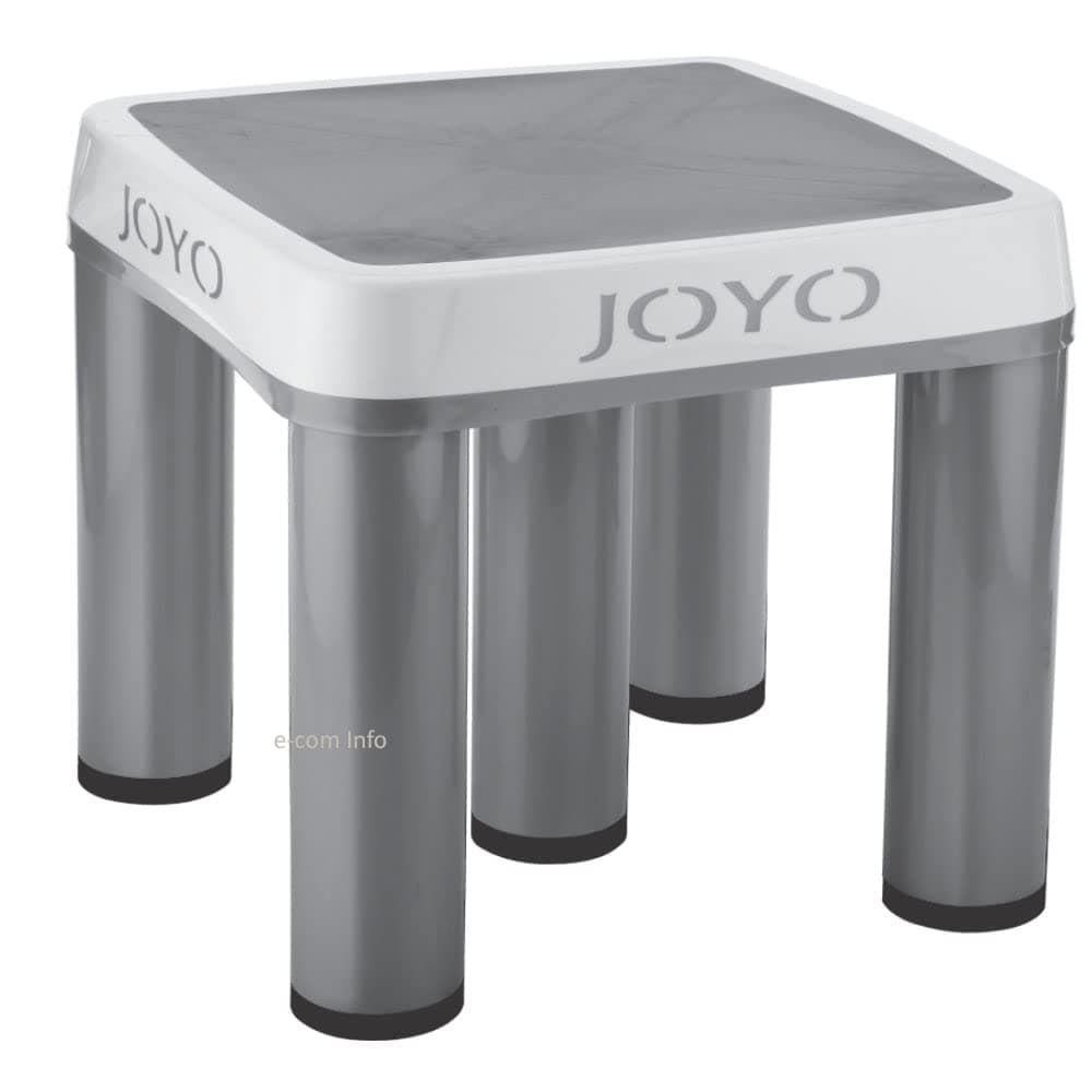 Premium Plastic Stool - Strong Support for Bathroom/Multipurpose (Grey)