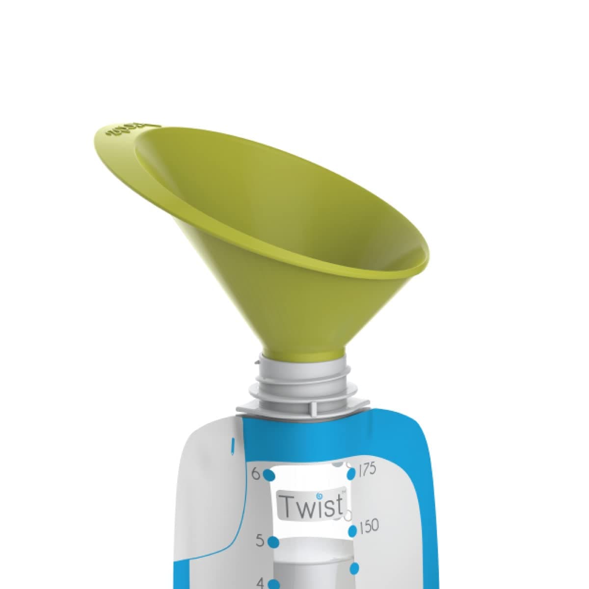 Twist Pouch System 2-Piece Funnel Set for Breast Milk, Formula, Baby Food