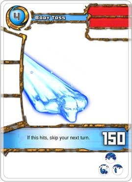 Redakai - Body Toss - Gold Pack Exclusive Rares